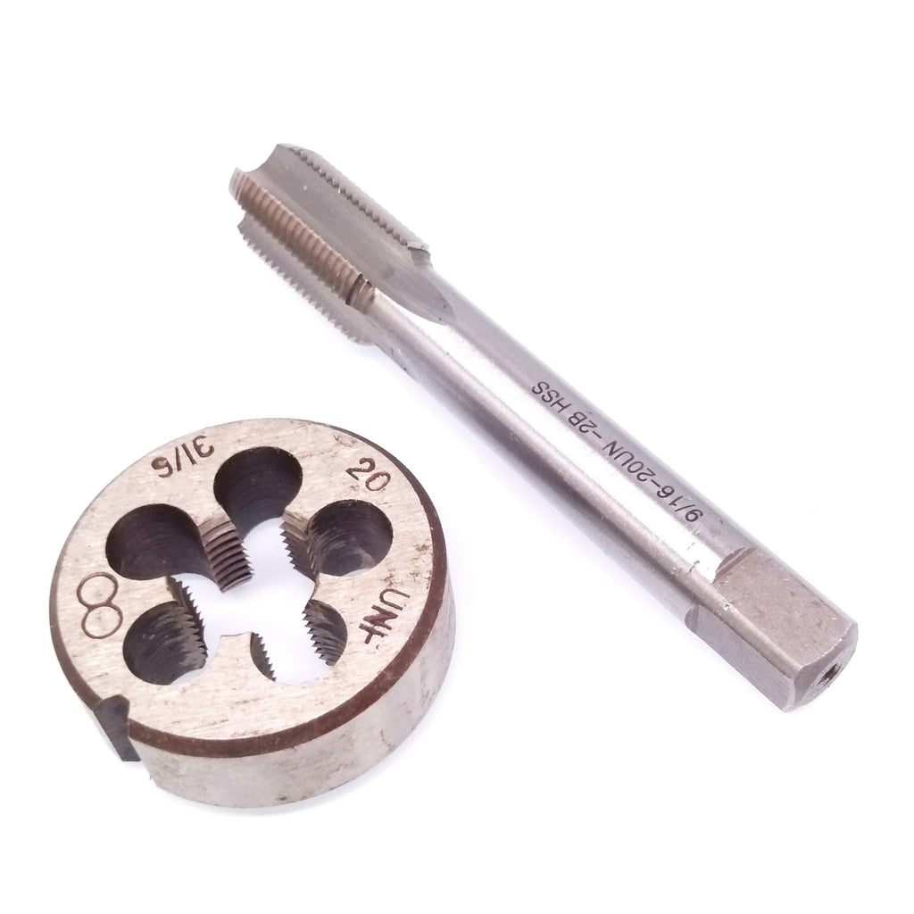 US Stock HSS 9/16-20 UN Tap & 9/16-20 UNF Die Right Hand