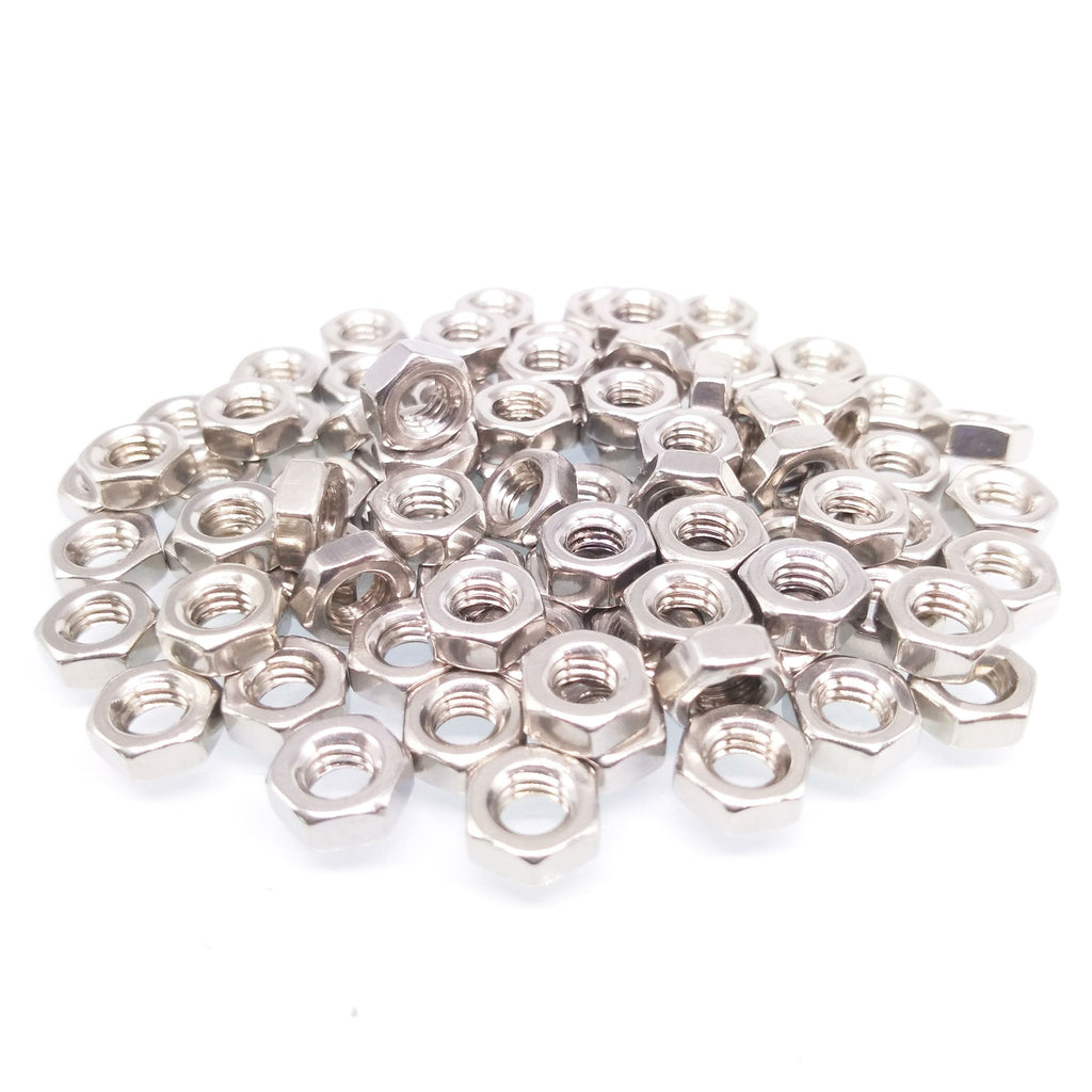 200pcs M5 Metric Thread Insert Screw Fastener Stainless Steel Hex Nut