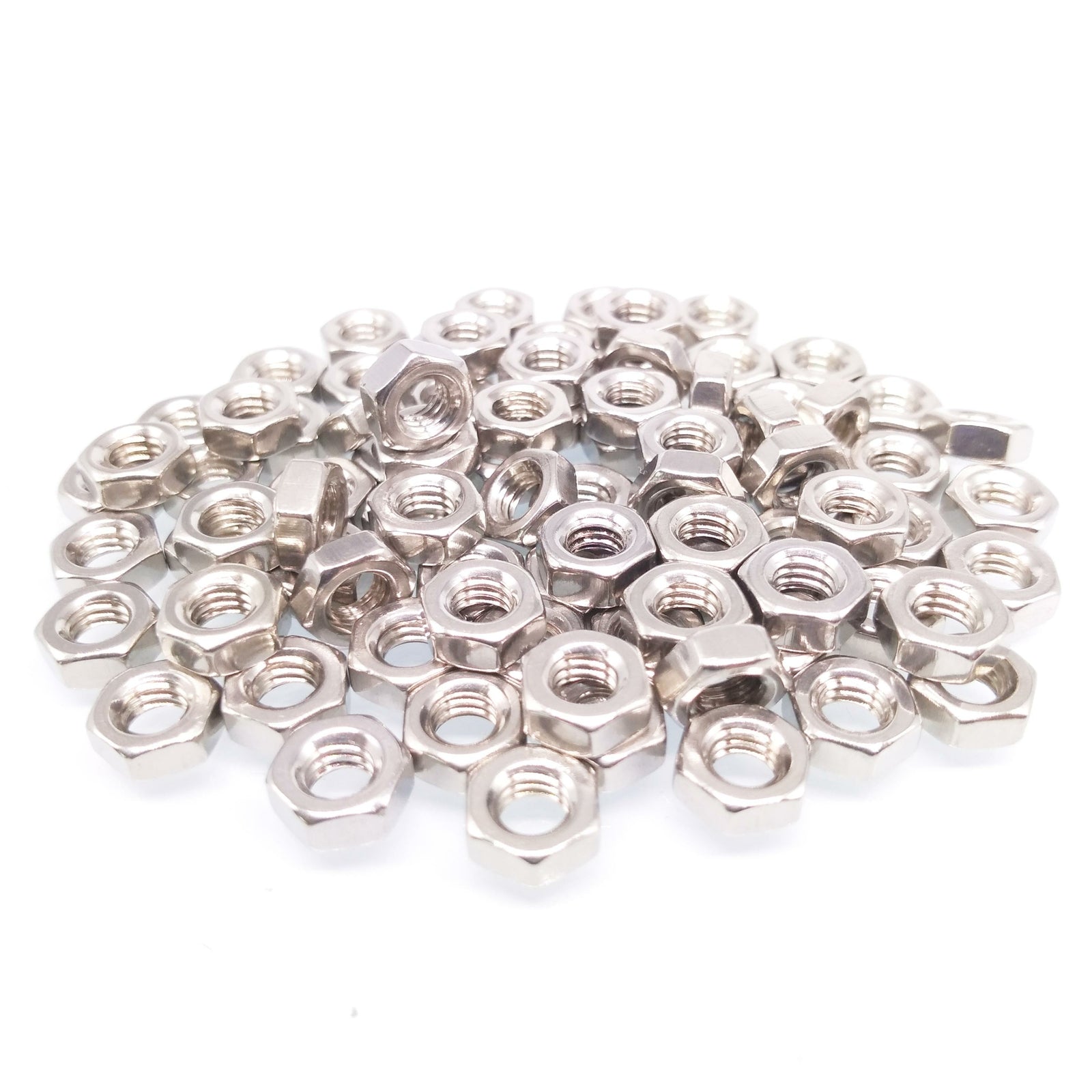 200pcs M5 Metric Thread Insert Screw Fastener Stainless Steel Hex Nut