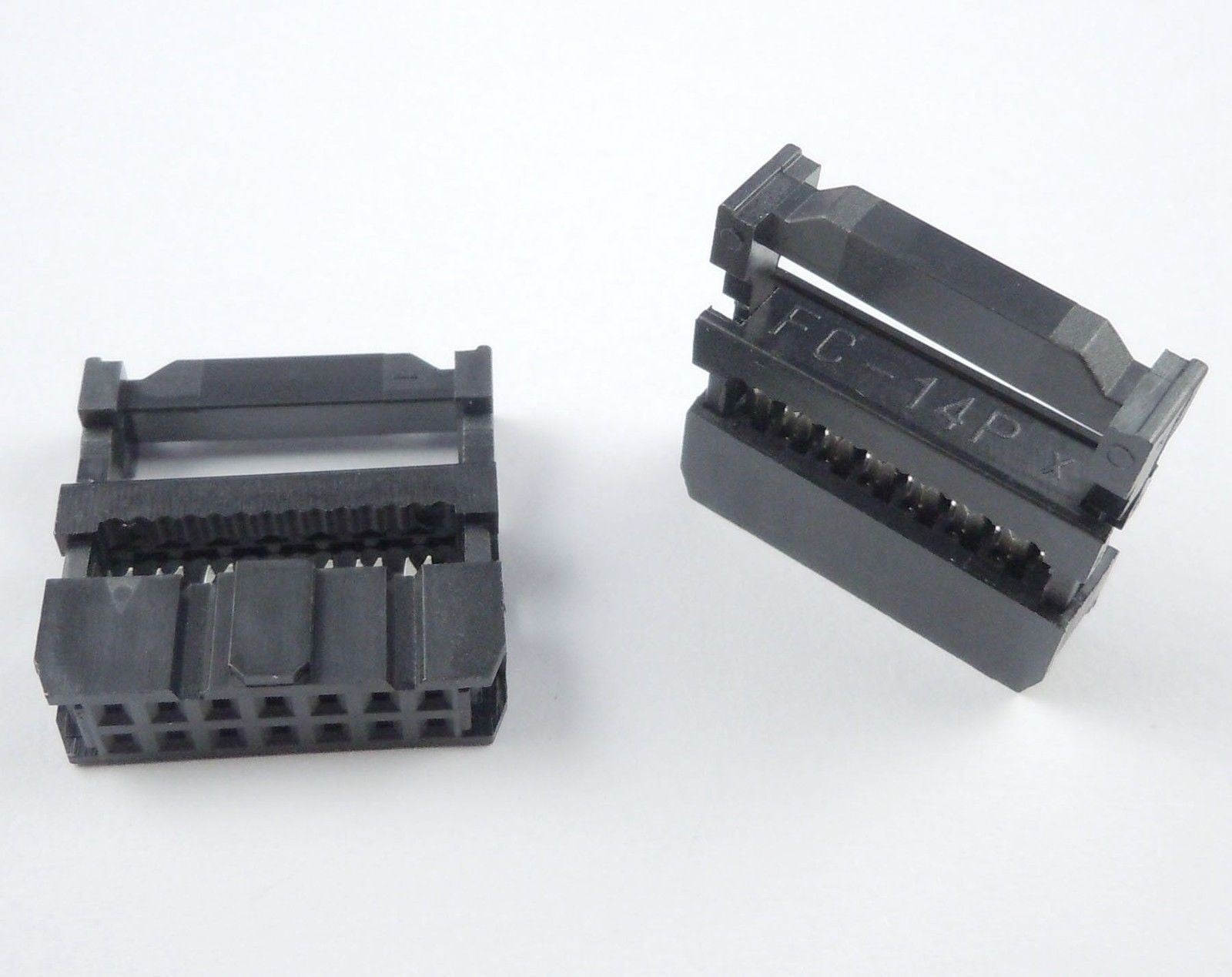 US Stock 10x FC-14P IDC 2.54mm Connector Female Header 14pin 2x7 JTAG ISP Socket