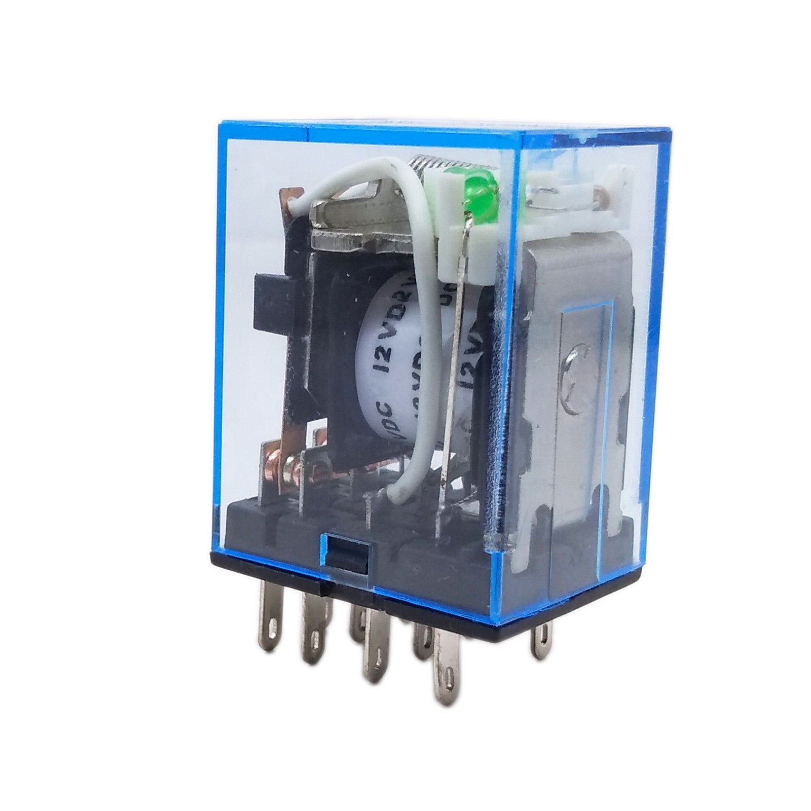 US Stock MY3N-J MY3NJ HH53PL JQX-13F 12V DC Coil Cube Relay & Socket Base