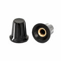 2pcs 4mm Shaft Bore Diameter Volume Control Potentiometer Knob Cap