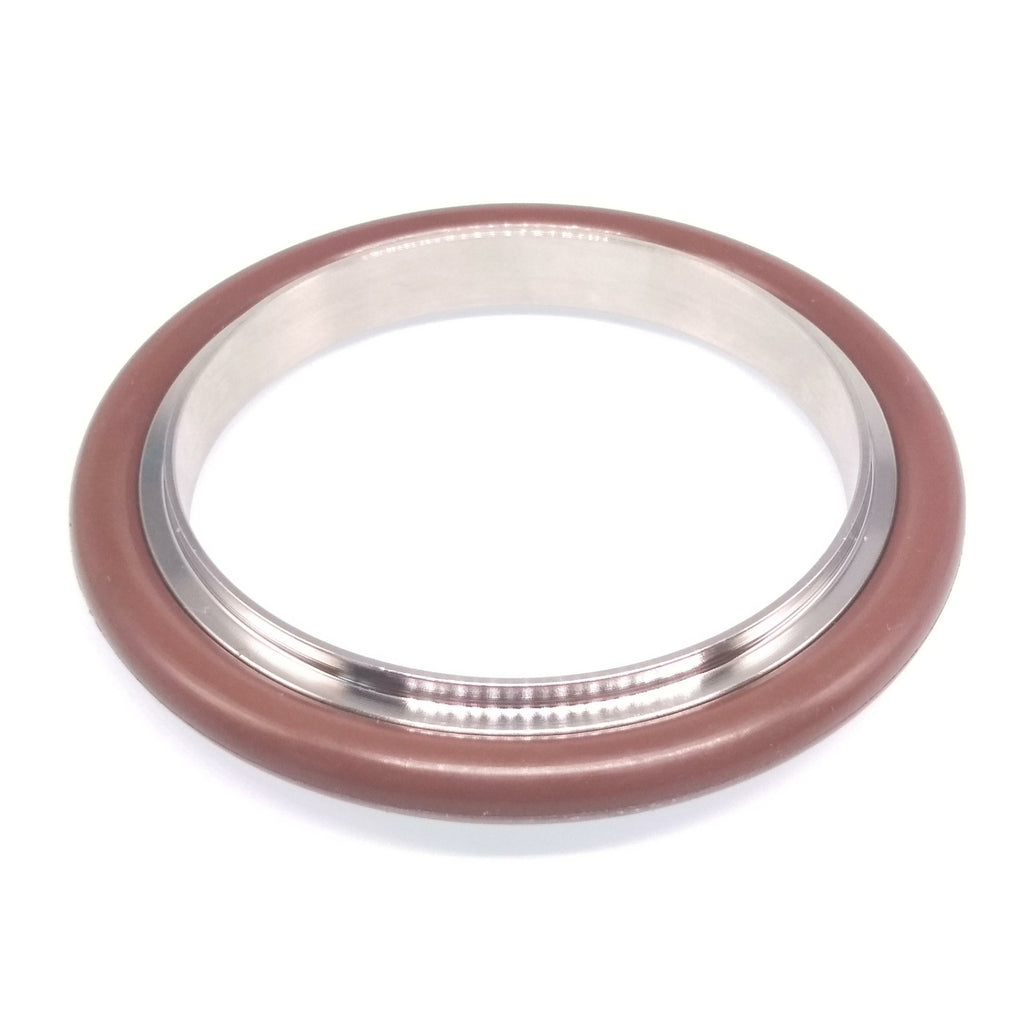 US Stock 5pcs KF-50 NW-50 Vacuum Center Ring made of SS304 with O-ring