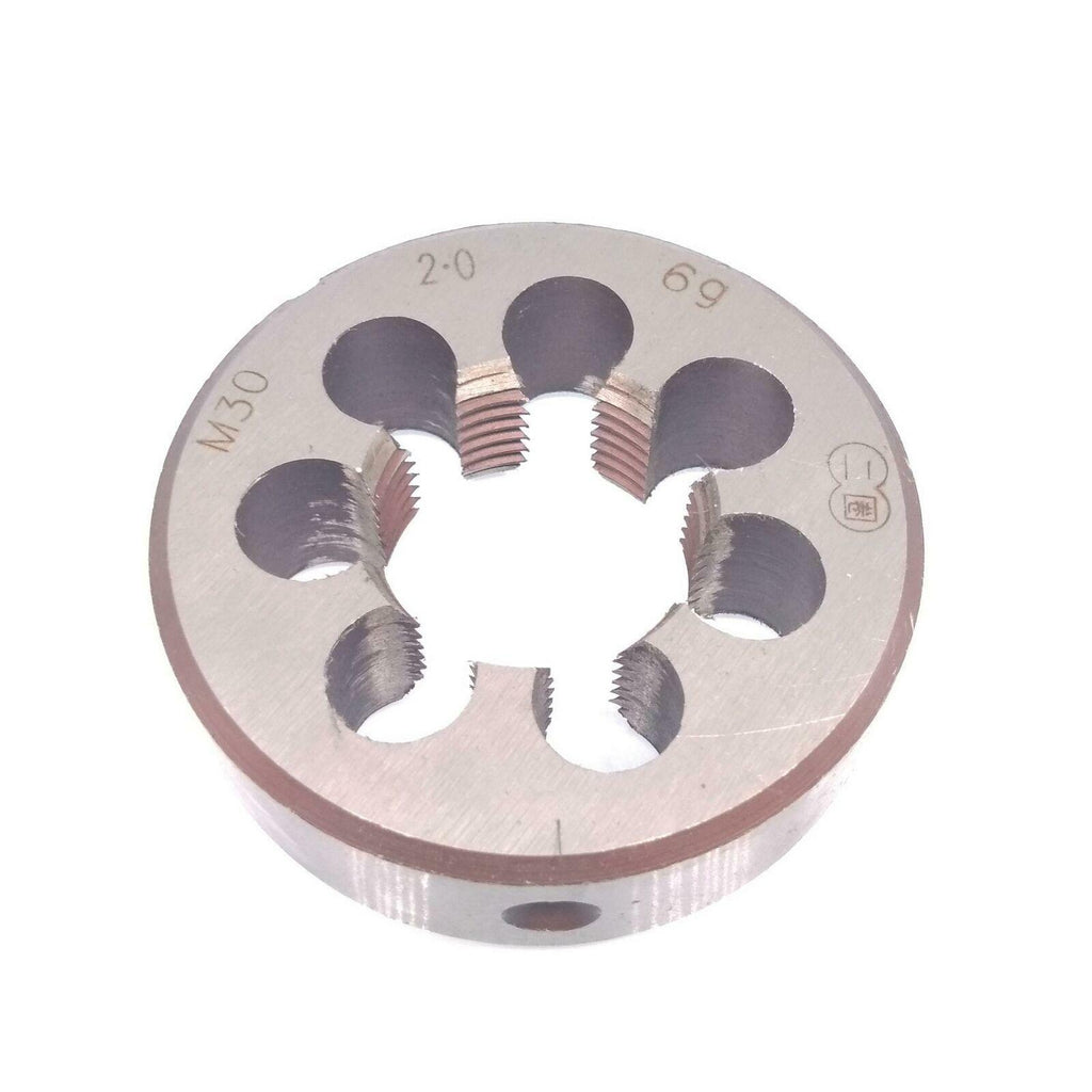HSS M30 x 2mm Taper & Plug Tap & M30 x 2mm Die Metric Thread Right Hand