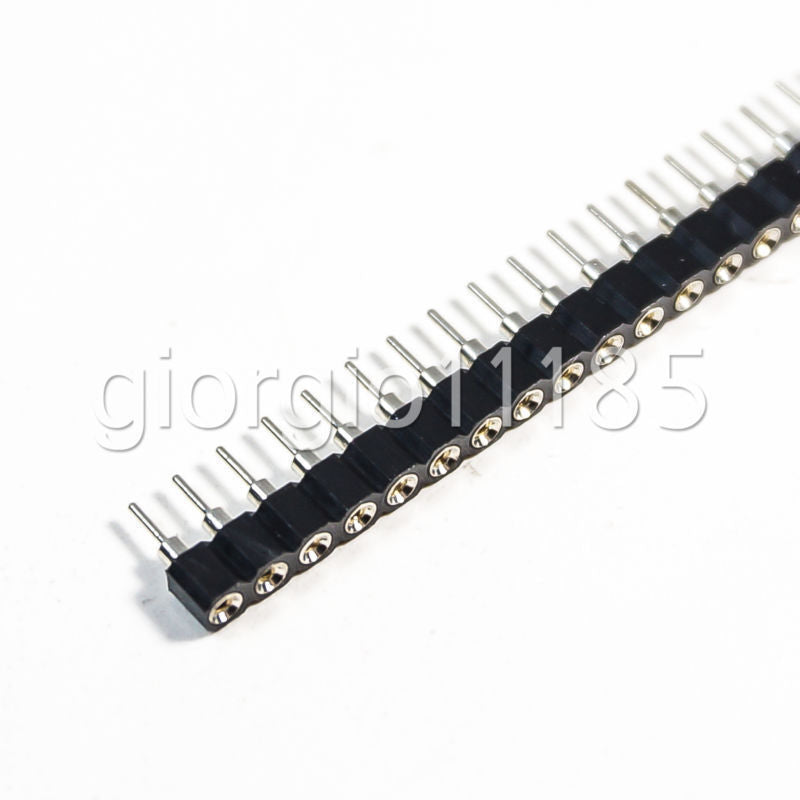 20pcs 1 x 40 Pin 2.54mm Single Row Round Female Pin Header Connector