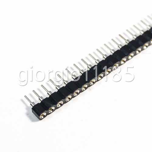 20pcs 1 x 40 Pin 2.54mm Single Row Round Female Pin Header Connector