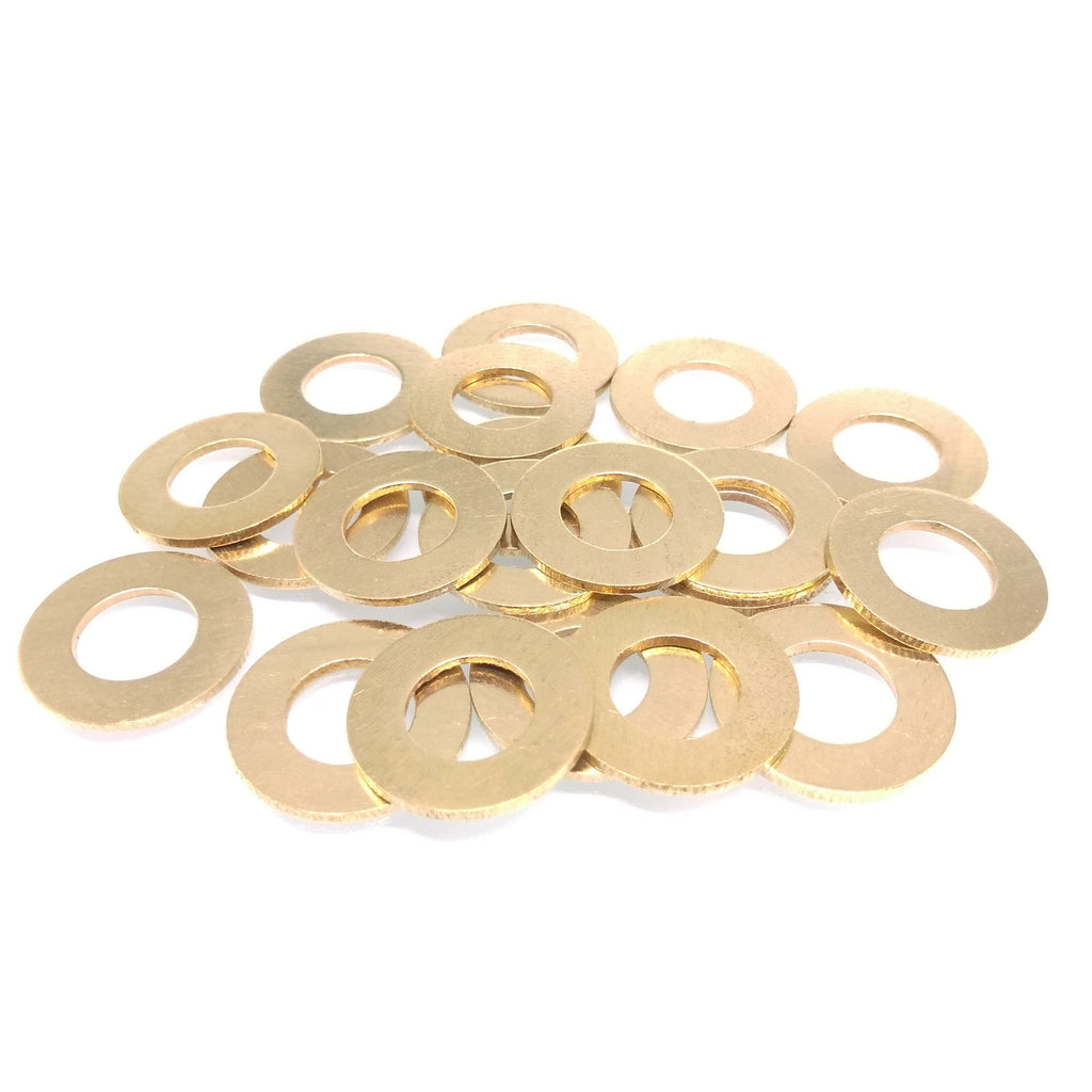 100pcs M8 Brass Flat Washers