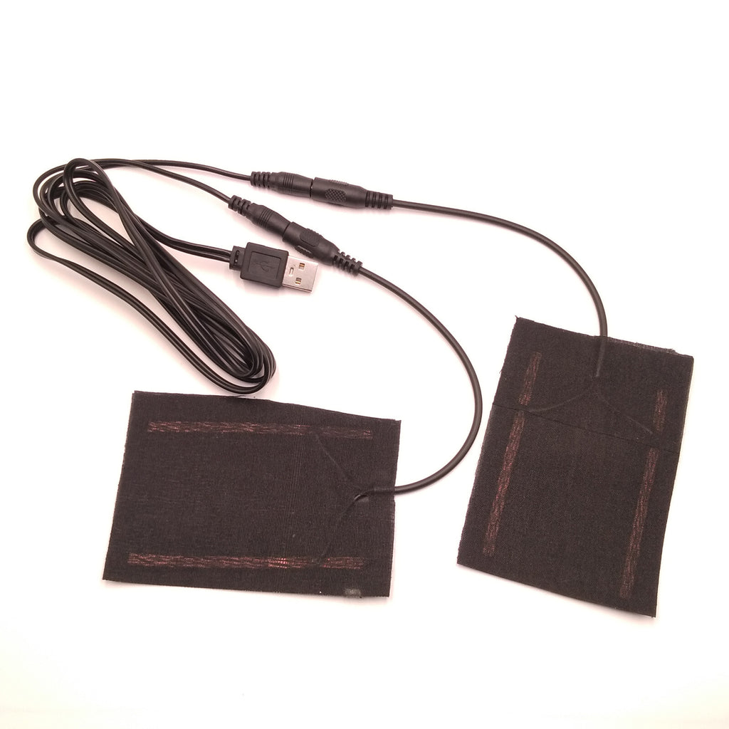 US Stock 2x Protable USB Heating Heater Warm Plate for Shoes Golves Mouse Pad