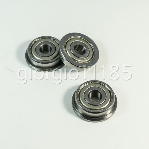 10pc F678zz Mini Metal Double Shielded Flanged Ball Bearings 8x12x3.5mm