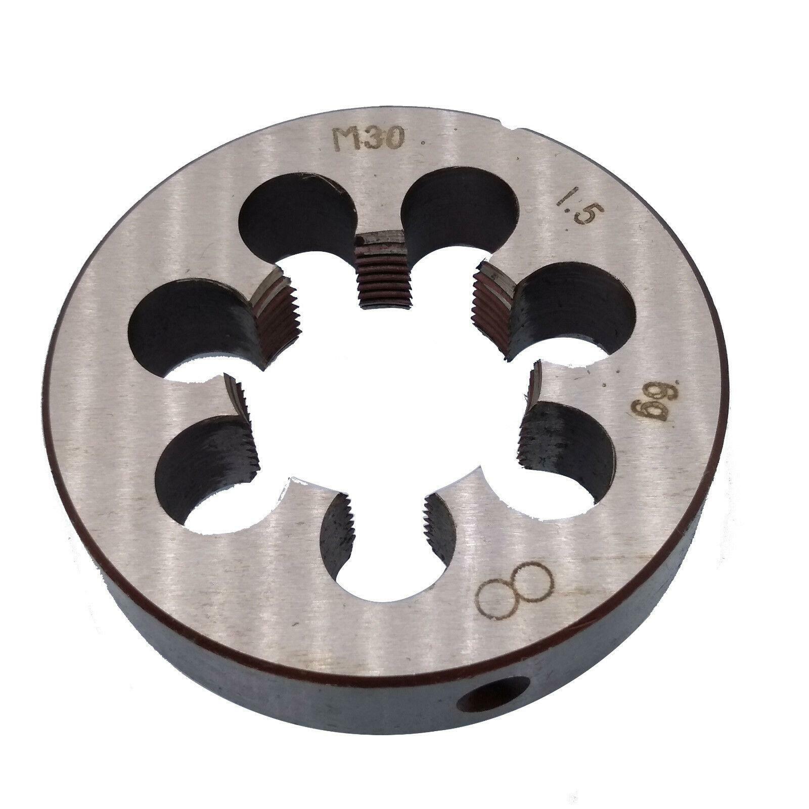 HSS M30 x 1.5mm Taper & Plug Tap & M30 x 1.5mm Die Metric Thread Right Hand