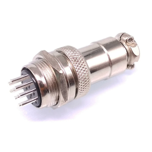 1Set GX20 10Pin 20mm Panel Mounting Metal Aviation Connector Plug + Socket