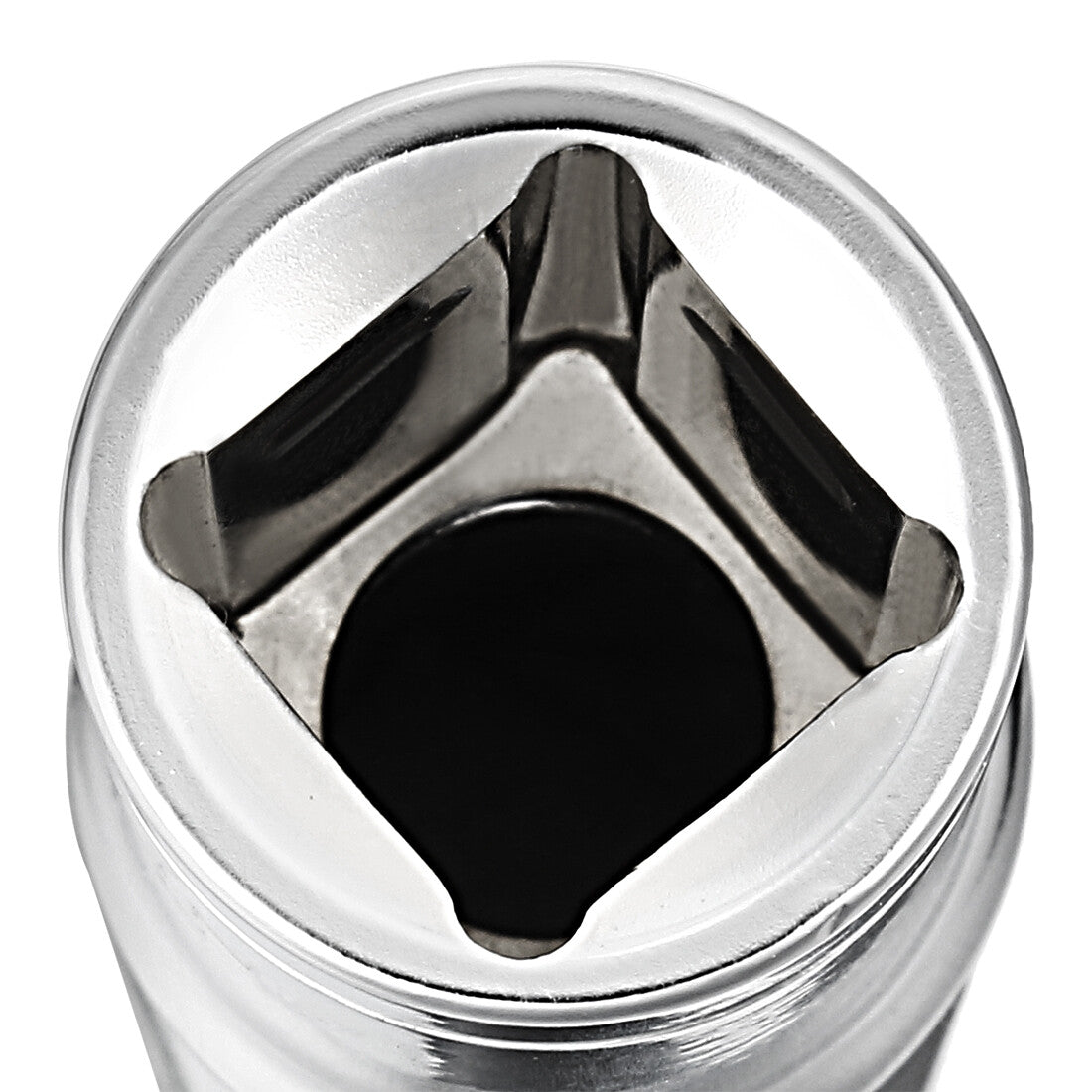 2 Pcs 1/4-inch Drive 8mm Cr-V 6-Point Shallow Socket