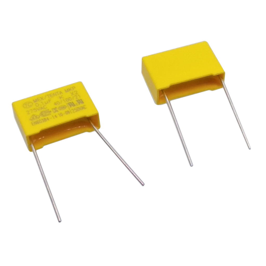 US Stock 10 Polyproplene Safety Capacitor 0.1uF 104K 10% MKP X2 275VAC Pitch15mm