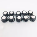 US Stock 10pcs Plastic Control Round Srew Type Pot Potentiometer Knob MF-A01