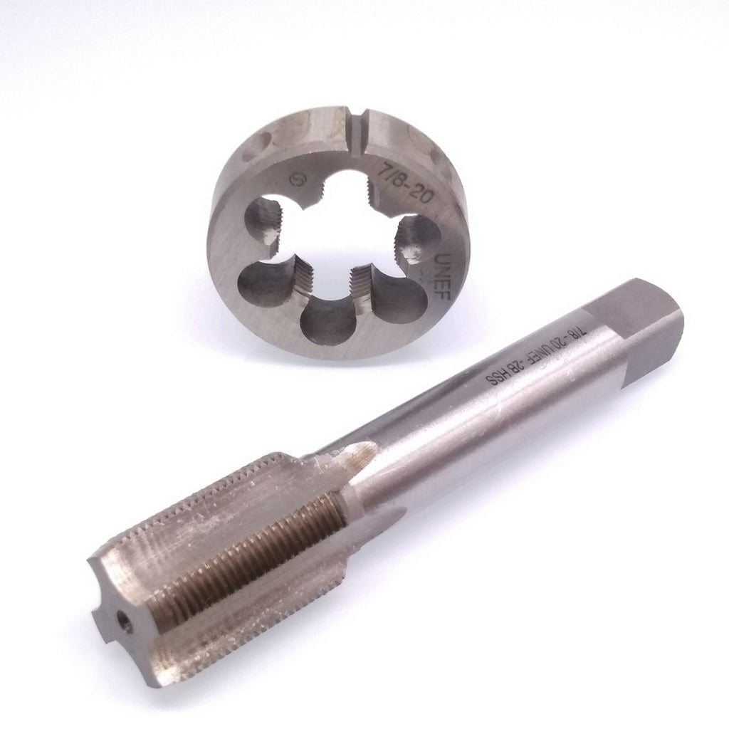 US Stock HSS 7/8-20 UNEF Tap & 7/8-20 UNEF Die Right Hand