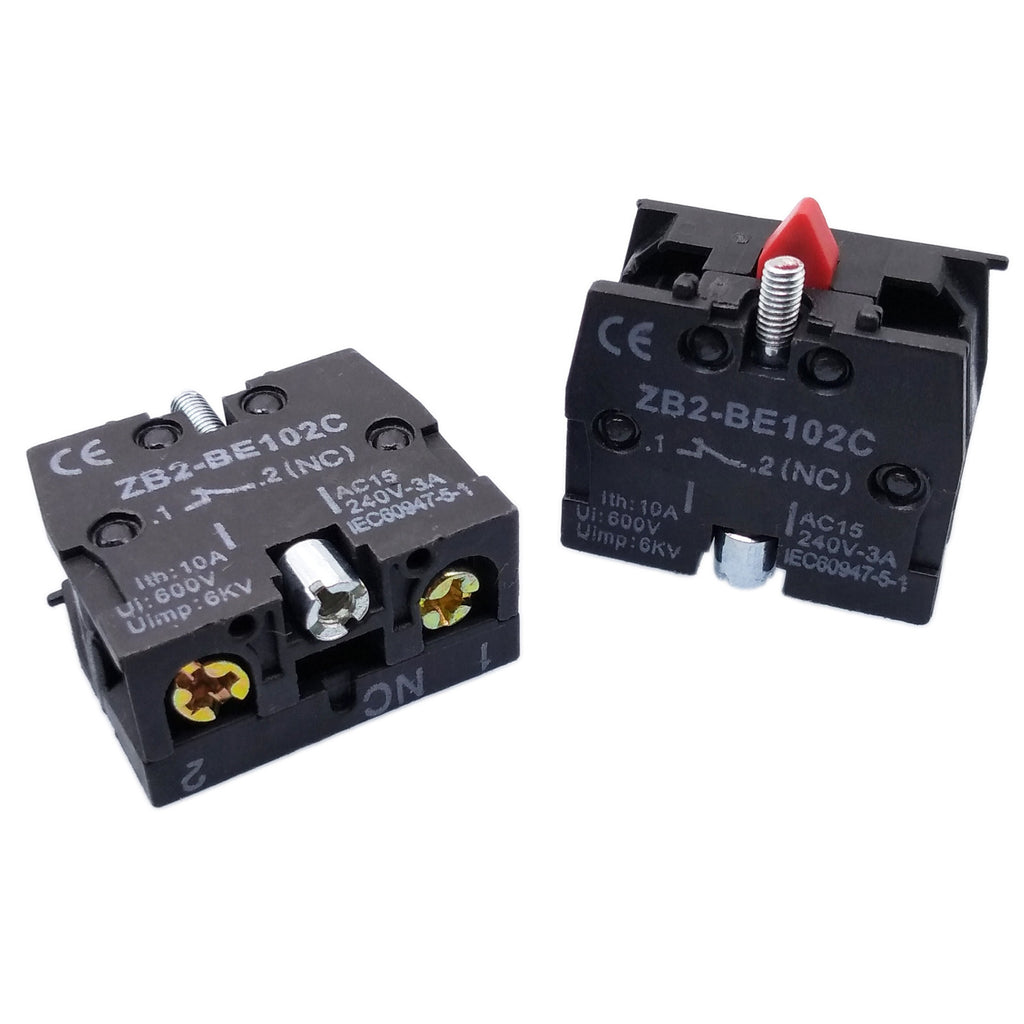 10x ZB2-BE102C NC Contact Block Replaces Tele Replacement For XB2 Model