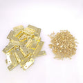 US Stock 50x Mini Jewelry Chest Gift Wine Music Box Dollhouse Cabinet Door Hinge