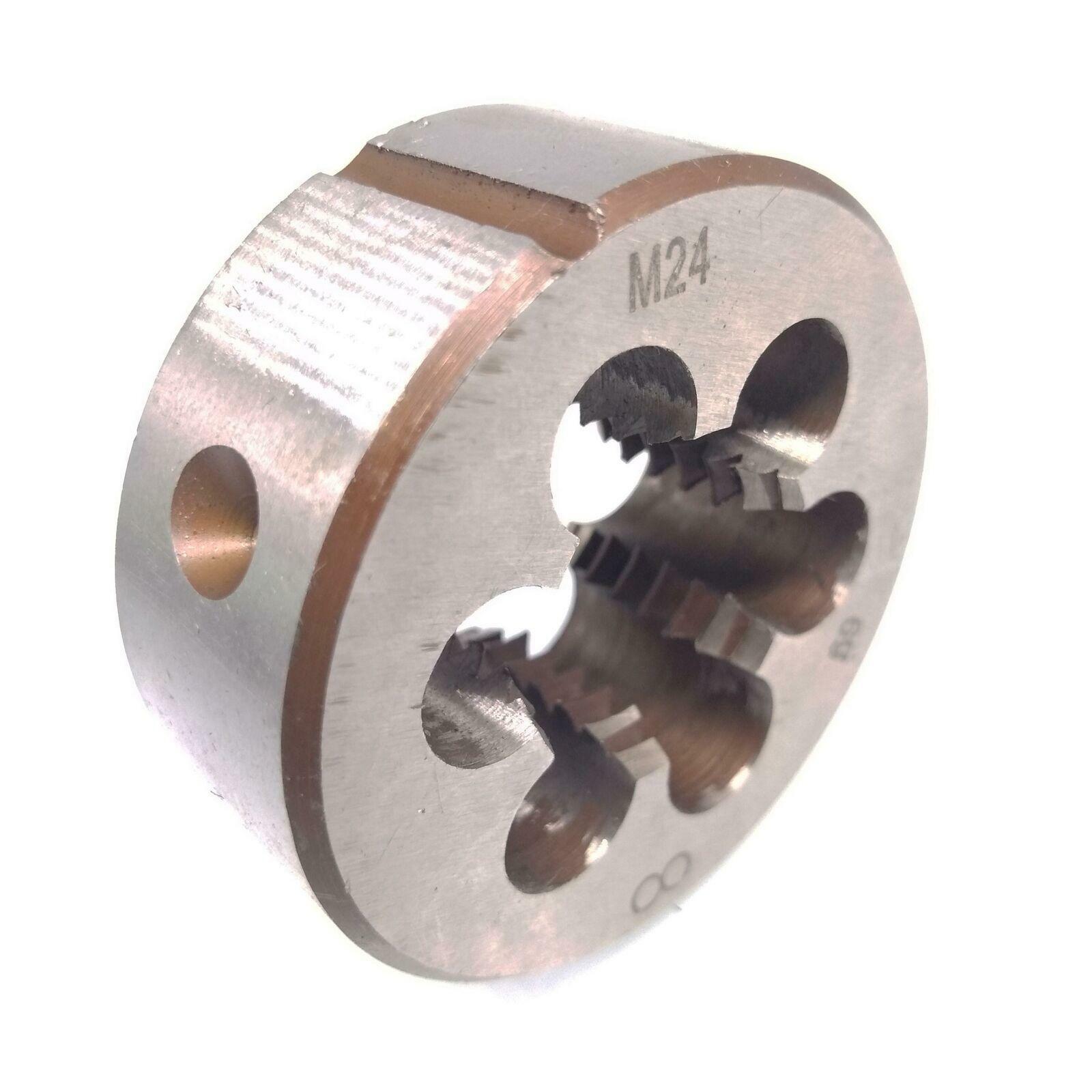 HSS M24 x 3mm Taper & Plug Tap & M24 x 3mm Die Metric Thread Right Hand