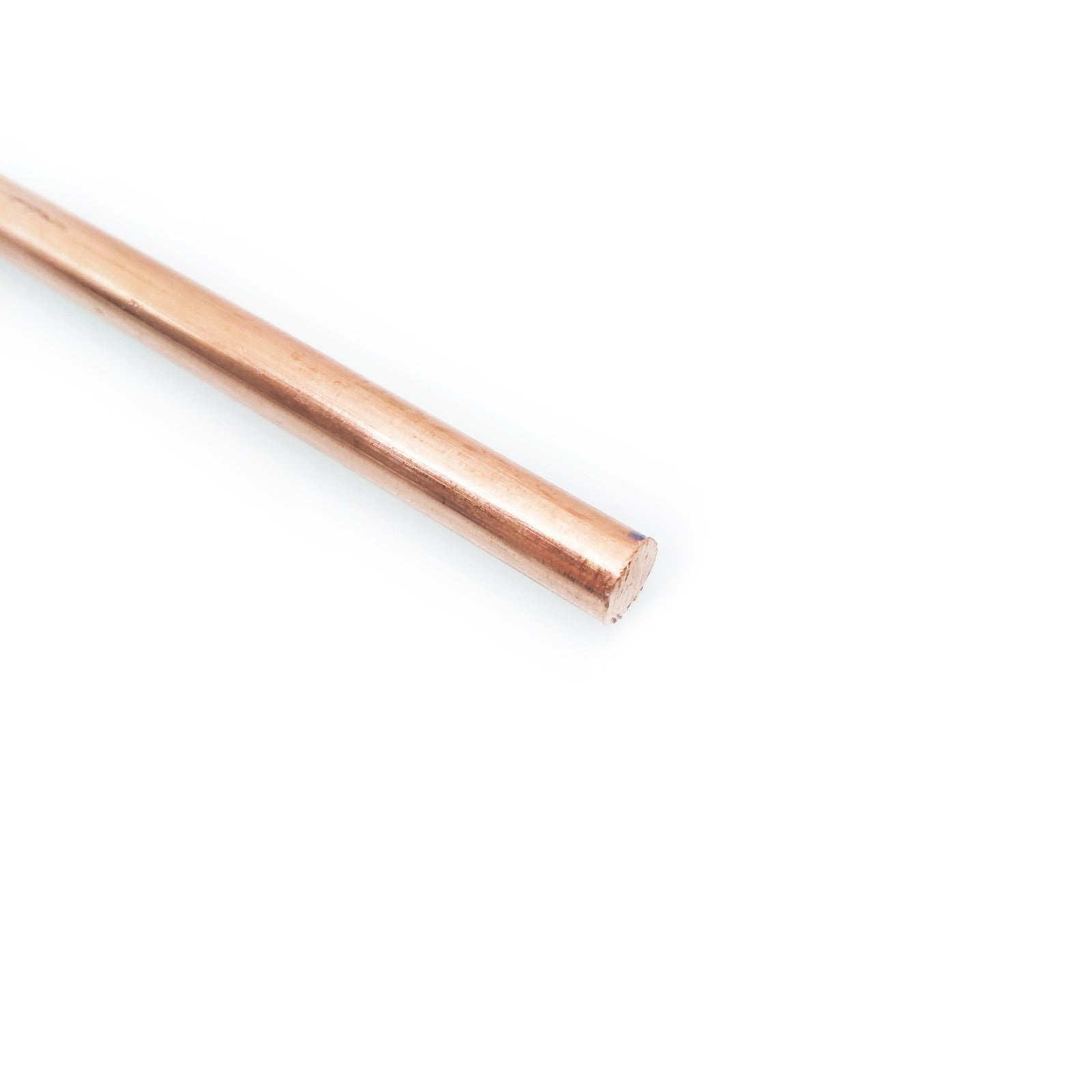 US Stock 4pcs 6mm ±10% Dia. 9.85" 99.9% Pure Copper T2 Cu Metal Rods Cylinder