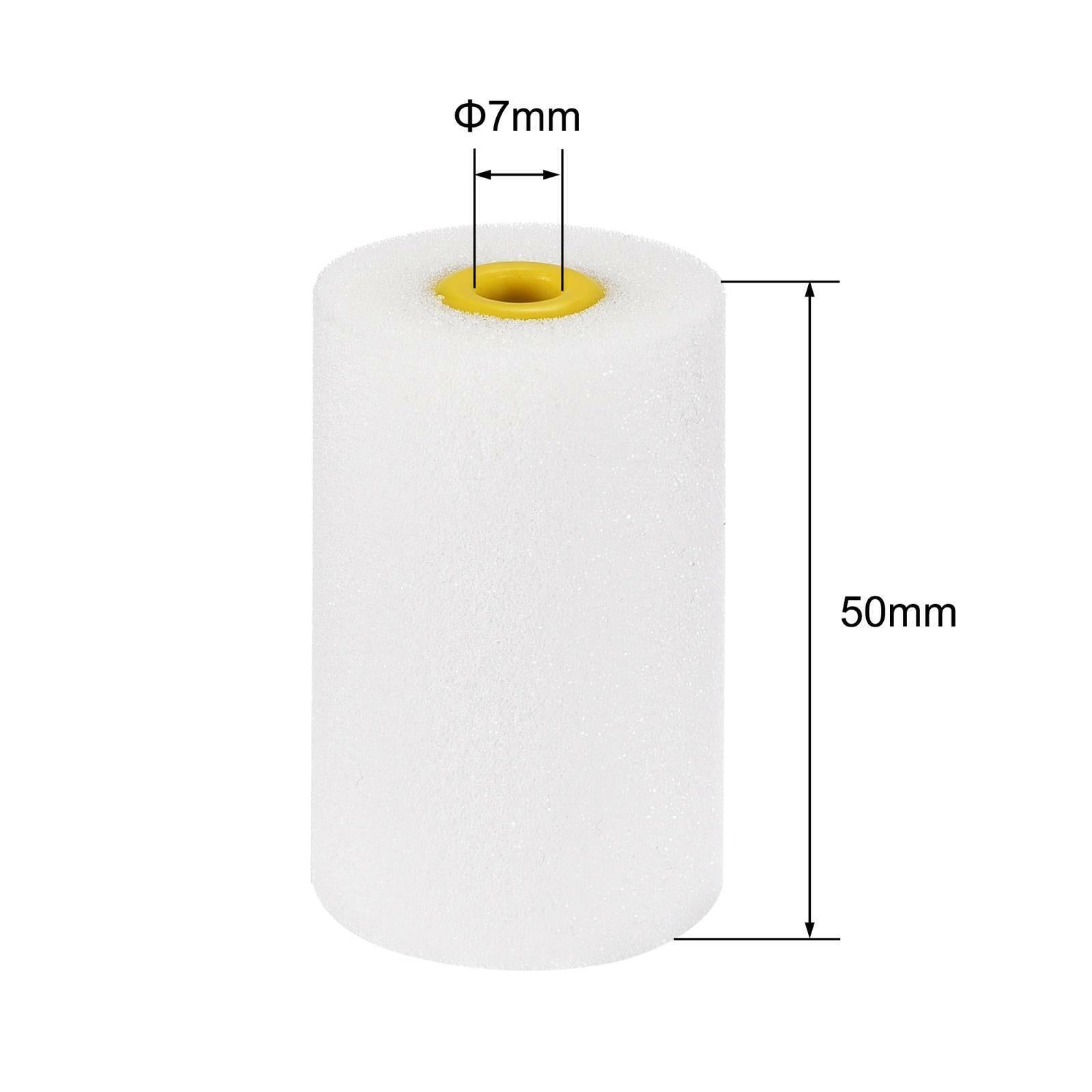 2pcs Paint Roller Cover 2 Inch Mini High-density Sponge Brush for Wall Painting