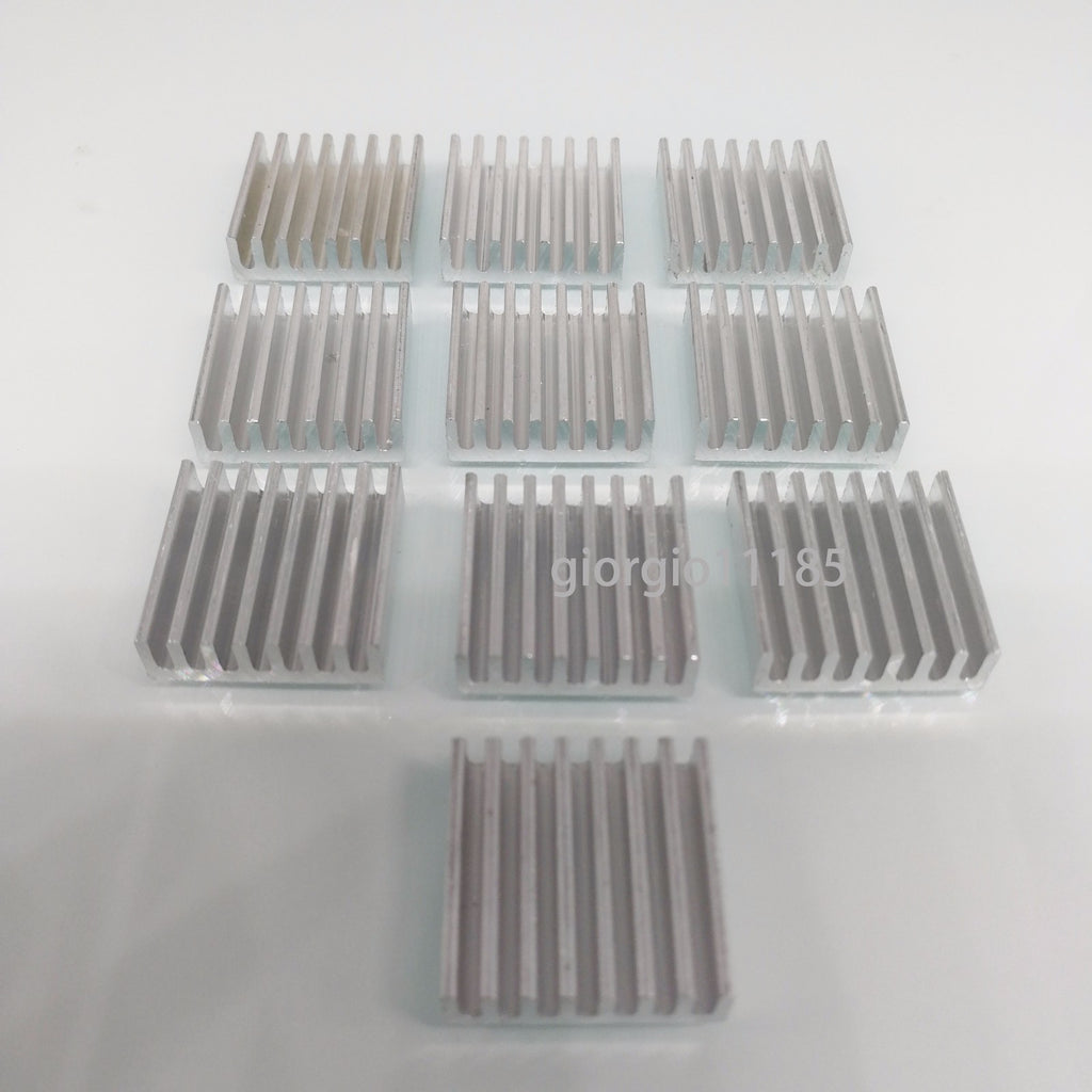 AU Stock 10pcs 20 x 20 x 6mm Heat Sink Cooling Aluminum Heatsink CPU IC LED