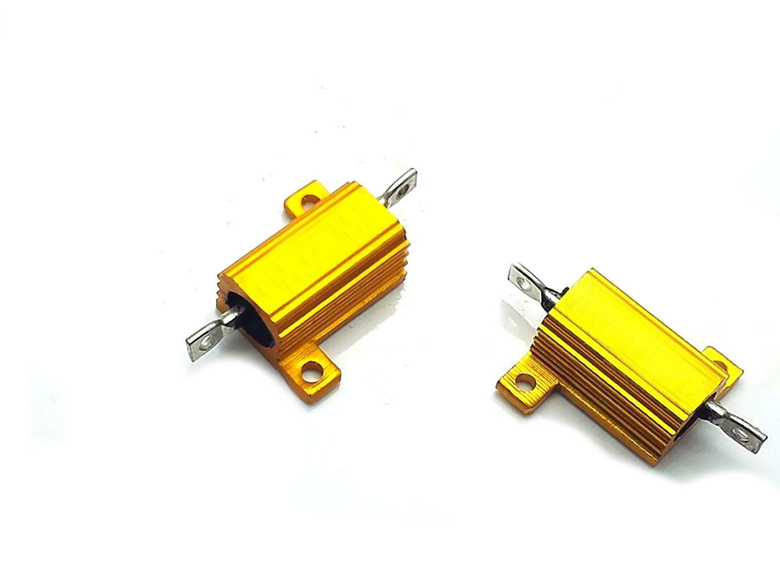 5 pcs New 0.22 ohm 0.22R 10W Watt Aluminum Housed Metal Case Wirewound Resistors