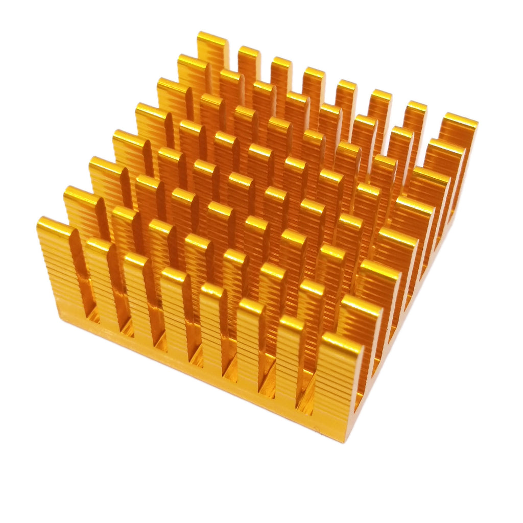 US Stock 10pcs 28 x 28 x 13mm Heat Sink Cooling Aluminum Heatsink CPU IC LED