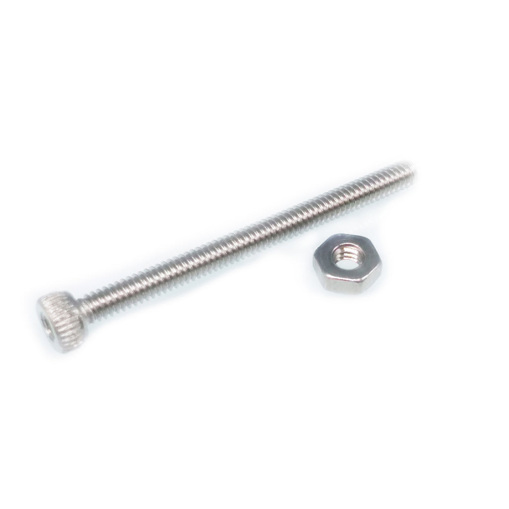 US Stock 50x M2 x 25mm Hex Socket Screw Bolt Knurling DIN912 Stainless Steel Nut