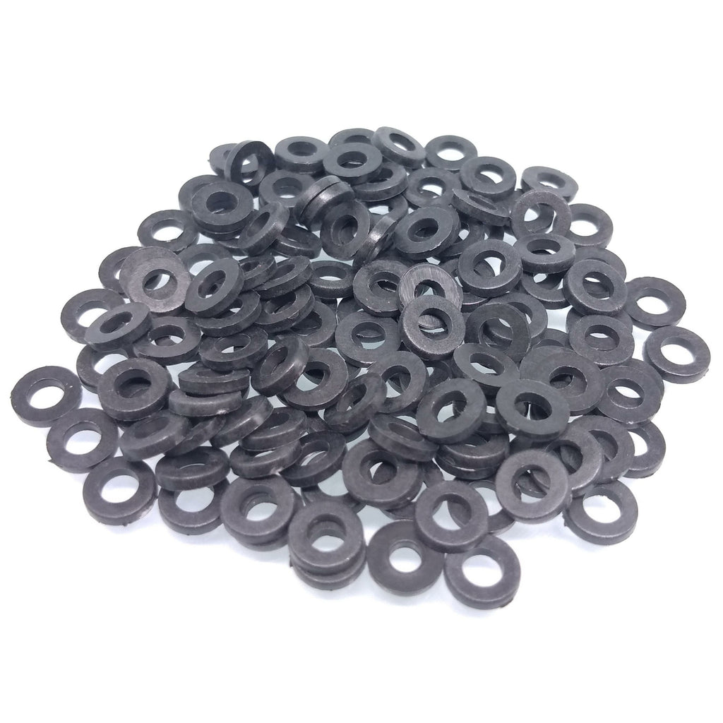 1000pcs M3 Black Nylon Flat Washers