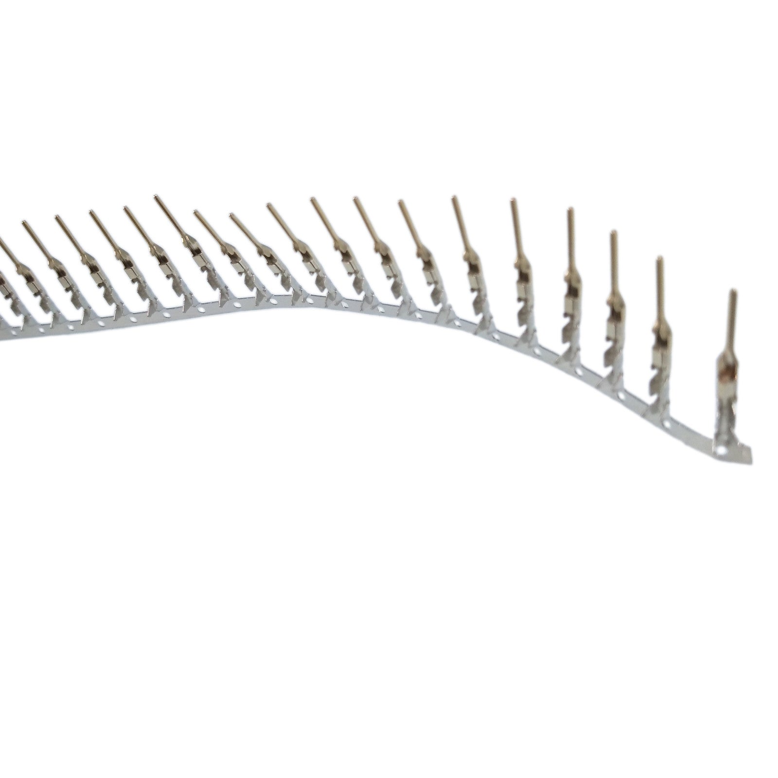 US Stock 100pcs Male Pin Dupont Connector Gold Plated 2.54mm Pitch
