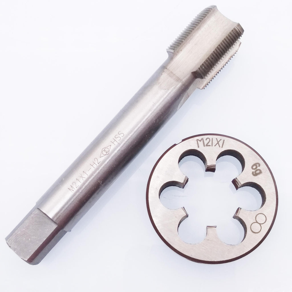 US Stock HSS M21 x 1mm Tap & M21 x 1.0mm Die Metric Thread Right Hand