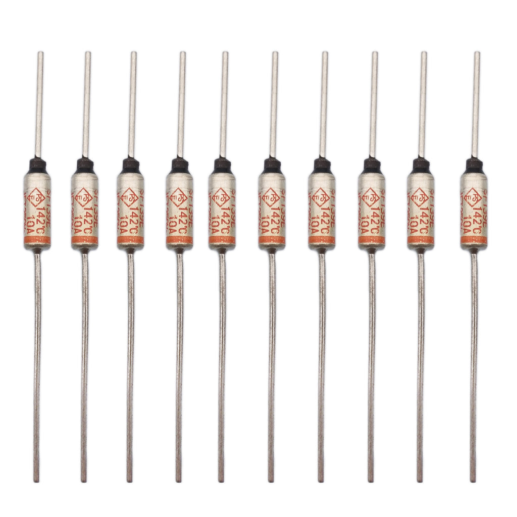 US Stock 10pcs Microtemp Sefuse Cutoffs Thermal Fuse SF139E 142°C 10A 250V New