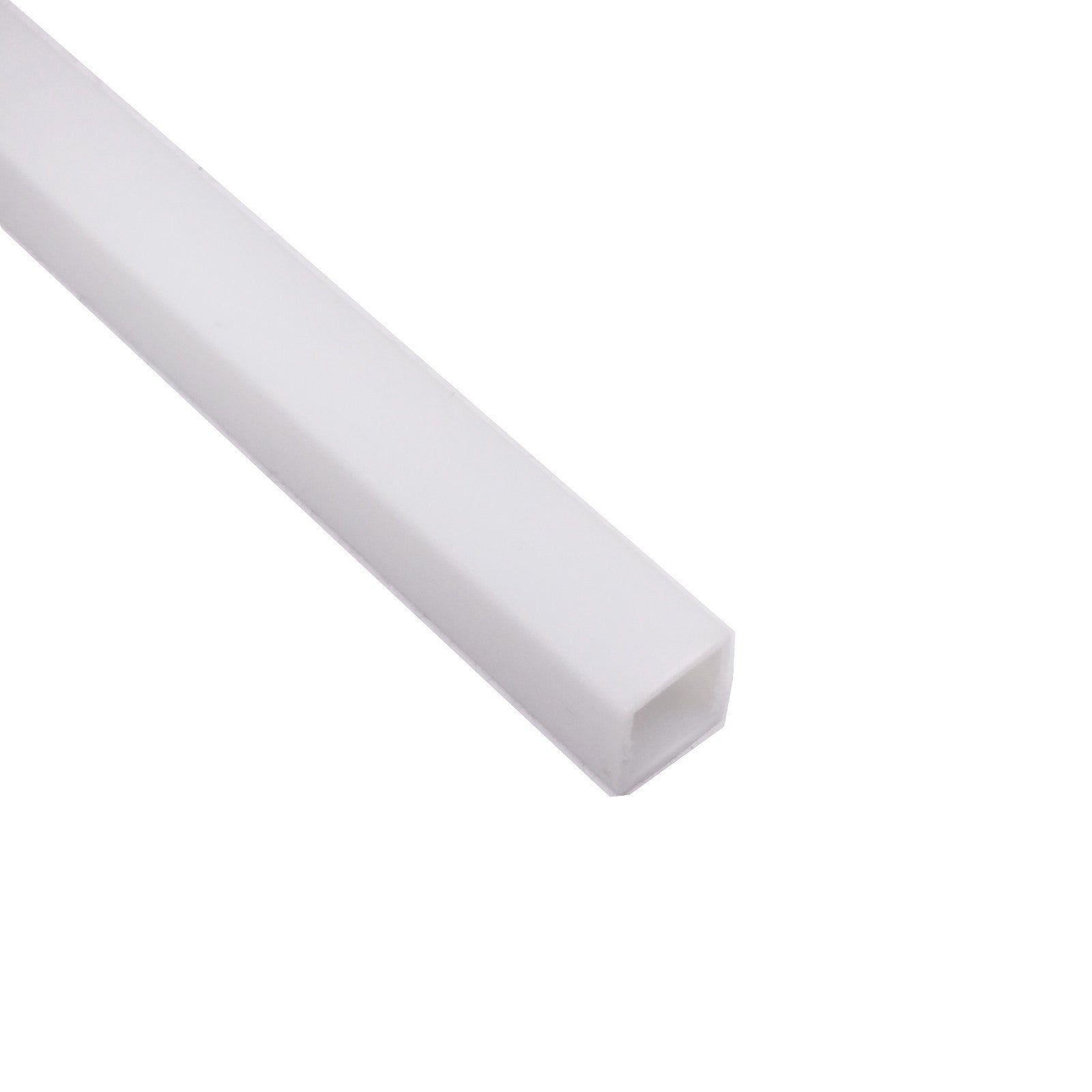 US Stock 10x ABS Styrene Plastic Rectangular Square Tube Model Layout 6mmx9.84"