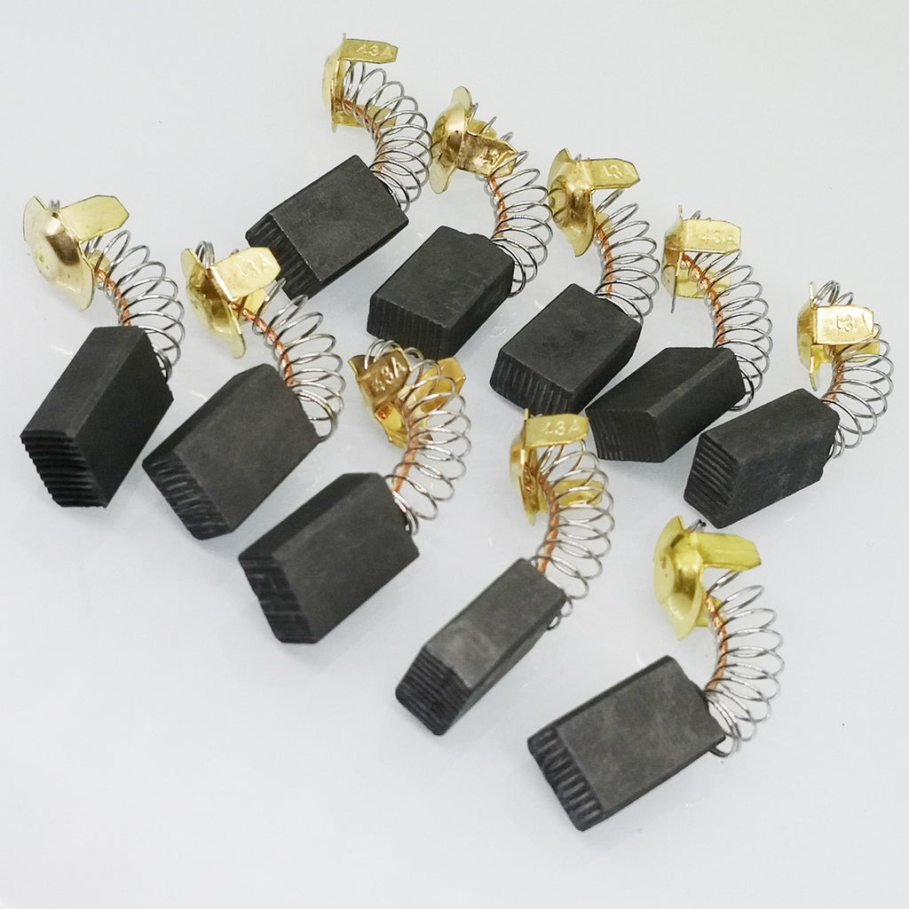 10pcs 7mm x 11mm x 18mm Carbon Brushes Motor Brush Set Replacement #43