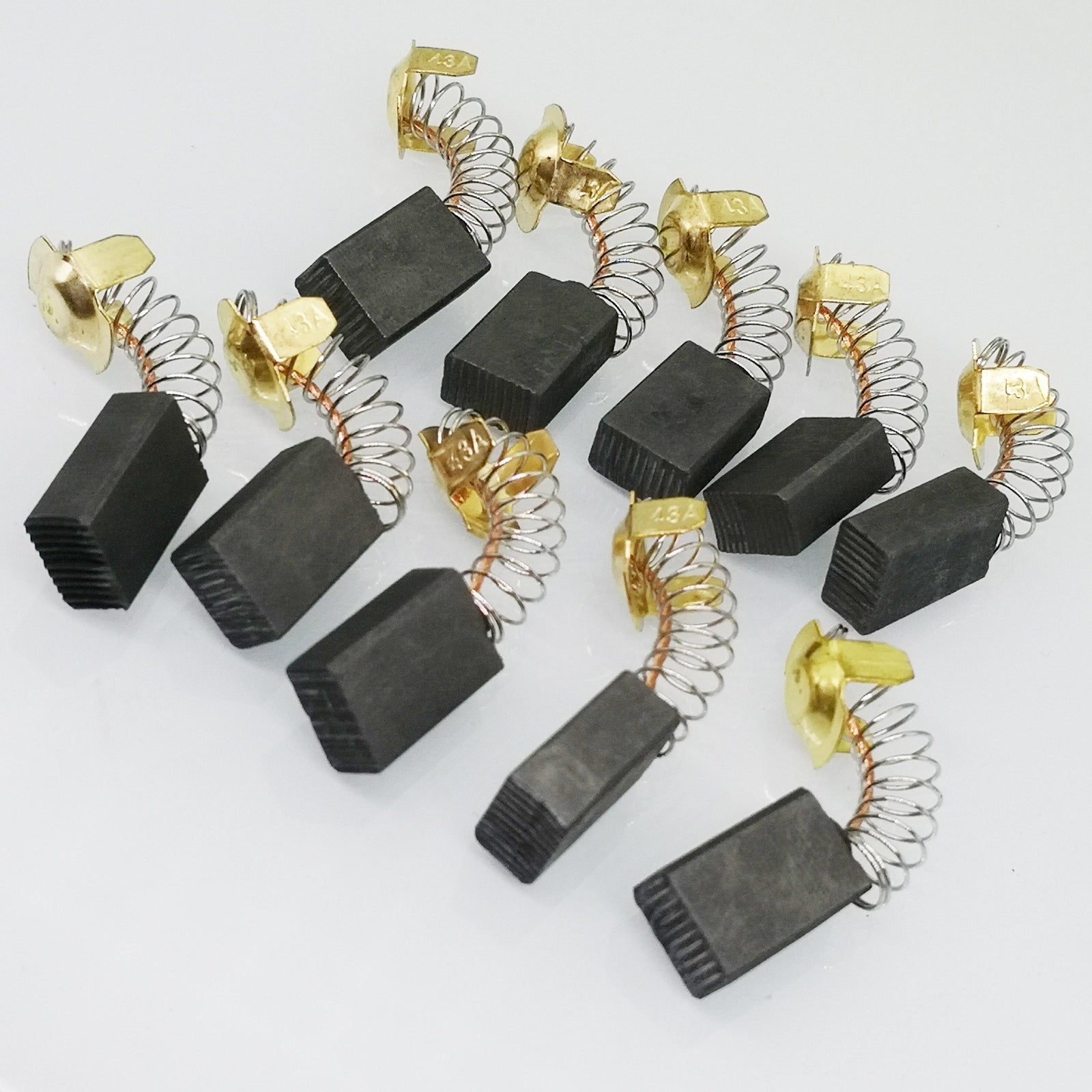 10pcs 7mm x 11mm x 18mm Carbon Brushes Motor Brush Set Replacement #43