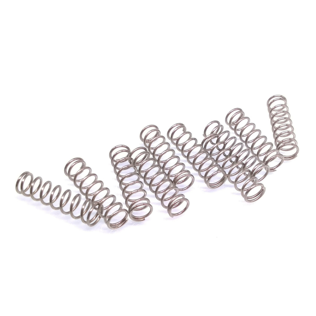 10pcs 0.8mm x 7mm x 25mm Stainless Steel Compression Spring Pressure Spring