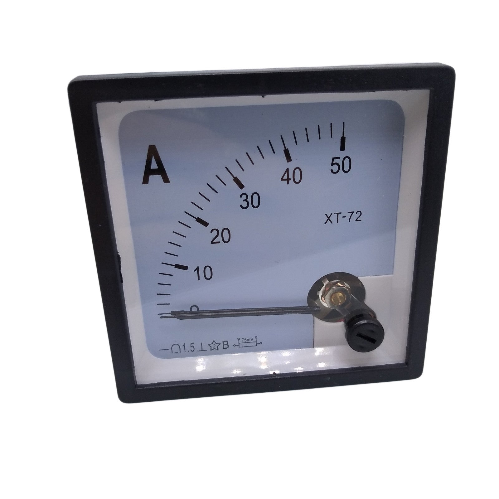 AU Stock DC 0 ~ 50A Analog AMP Current Needle Panel Meter Ammeter XT-72 & Shunt