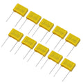 US Stock 10 Polyproplene Safety Capacitor 0.1uF 104K 10% MKP X2 275VAC Pitch15mm