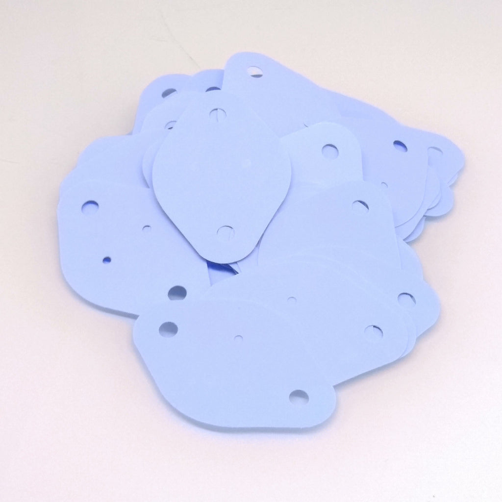 100pcs TO-3 Thermal Silicone Rubber & Fiberglass Composite Insulator Pad 0.3mm
