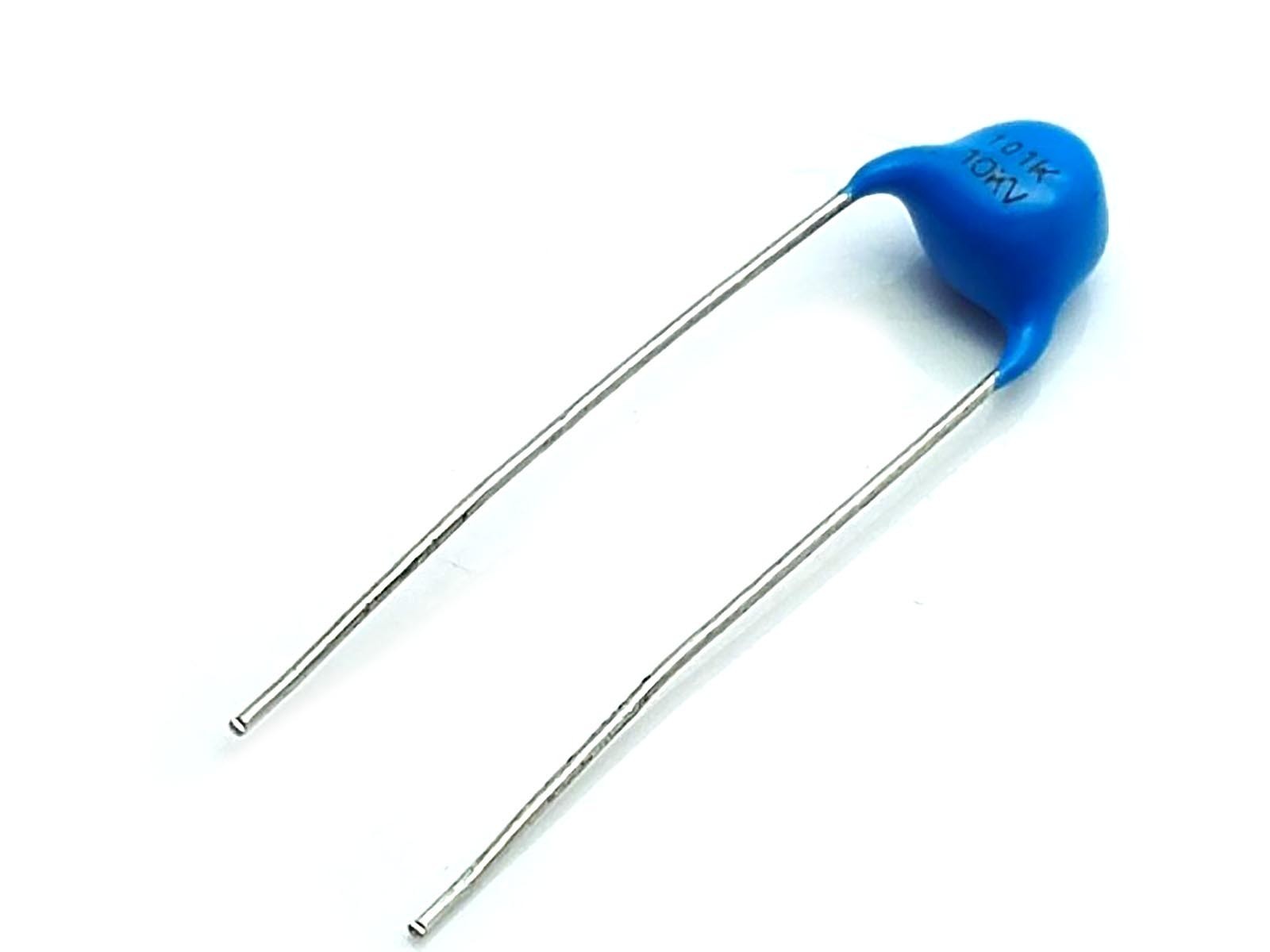 US Stock 10pcs High Voltage Ceramic Disc Capacitors 100pf 0.1nf 101 10000V 10KV