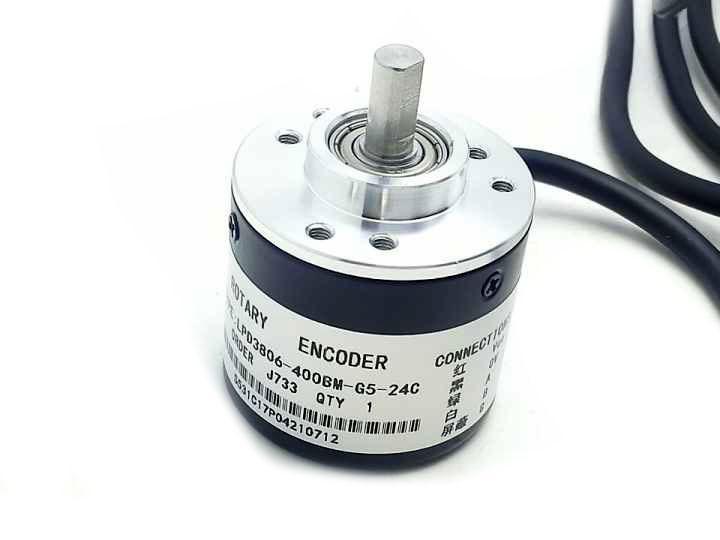 US Stock Encoder 400 P / R 5V-24V Incremental Rotary AB 2 Phase 6mm Shaft
