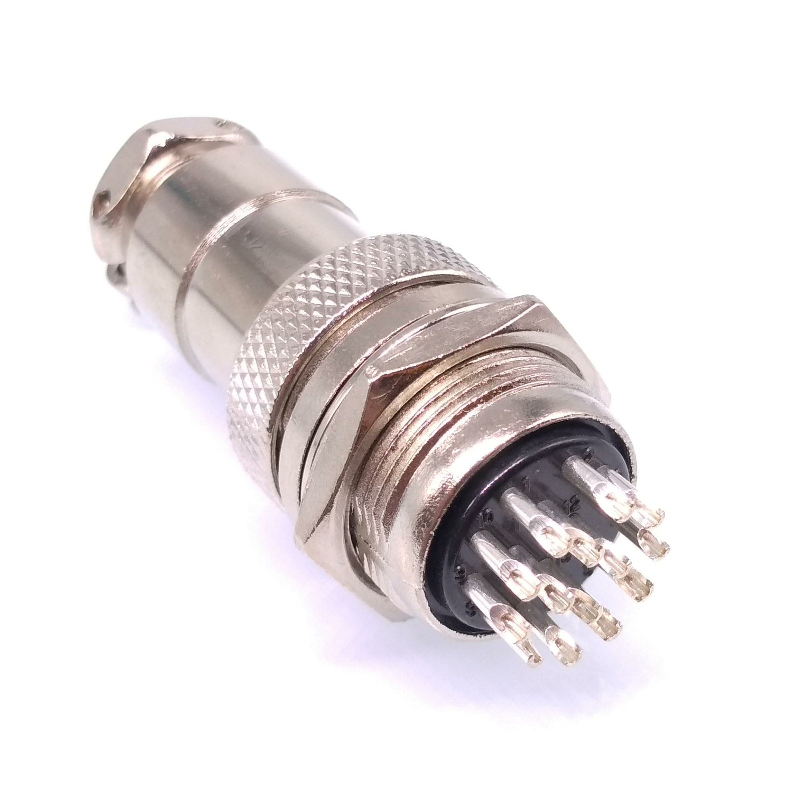1Set GX20 14Pin 20mm Panel Mounting Metal Aviation Connector Plug + Socket