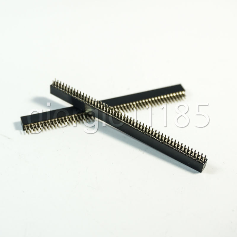 US Stock 10pcs 50-Pin 50P 1.27mm Female Double Row Pin Header Strip