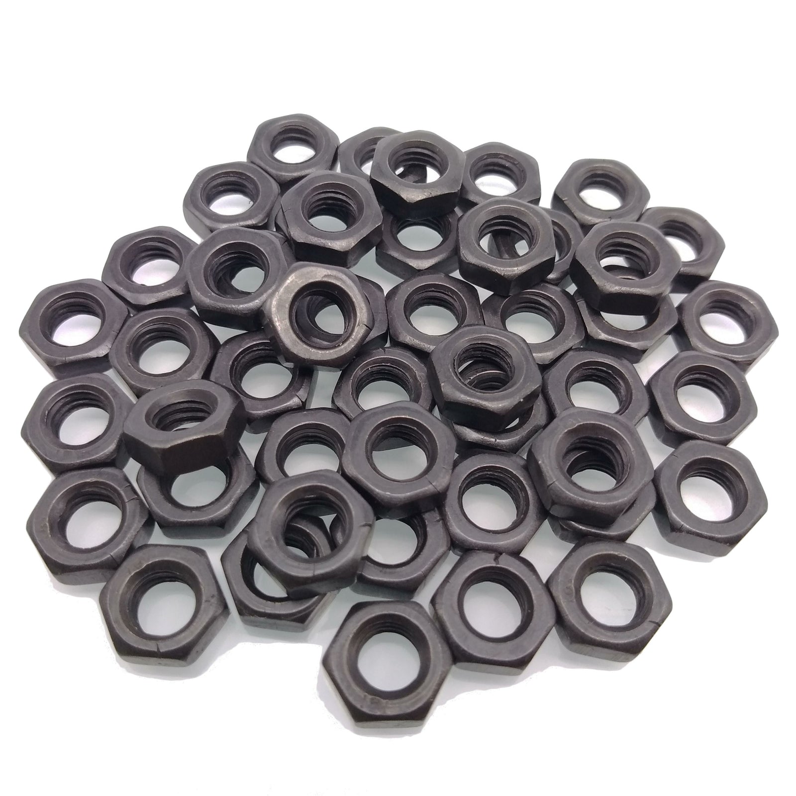 100pcs M8 Metric Thread Insert Screw Fastener Carbon Steel Hex Nut
