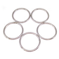 5pcs 304 Stainless Steel Seamless Metal O Ring Welded Round OD 60mm Wire Dia 5