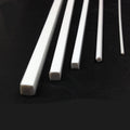 US Stock 10pcs 3mm ±10% x 9.84" ABS Styrene Plastic Square Bar Rods Model Layout