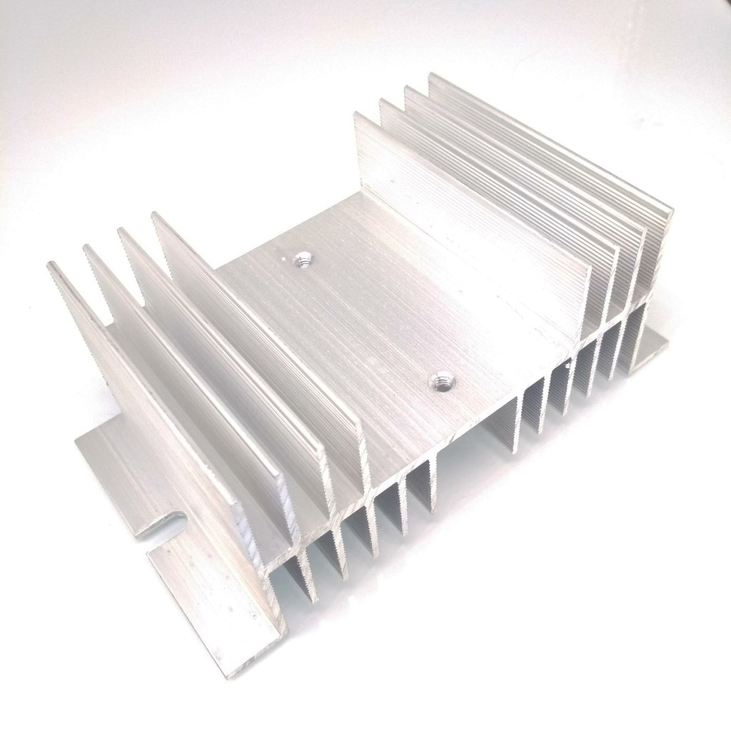 US Stock Aluminum Heat Sink 125mm x 70mm x 50mm for Solid State Relay SSR