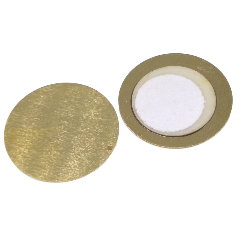US Stock 50x 12mm Thickness 1.0mm Piezo Disc for Buzzer Pressure Sensor Speaker