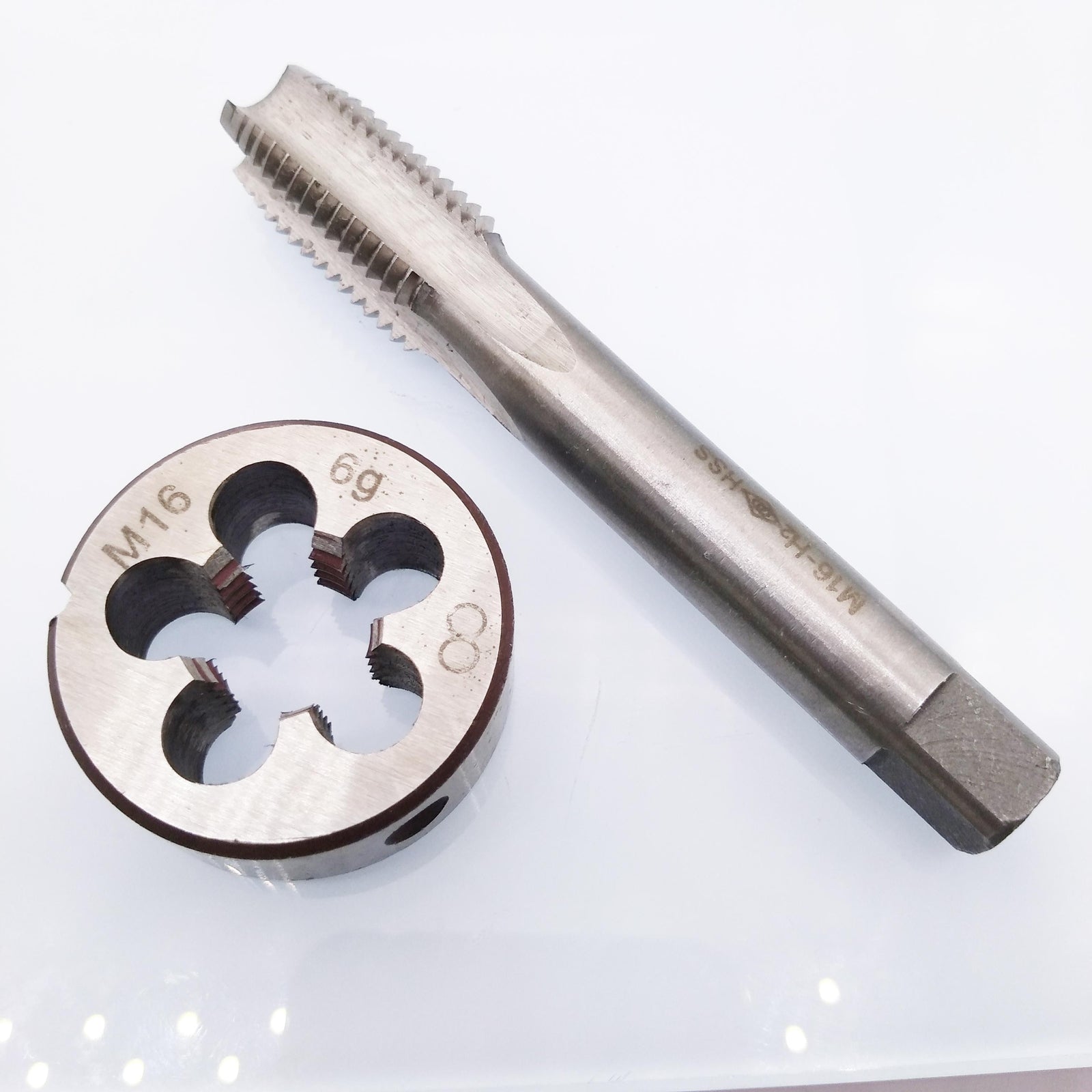 AU Stock HSS M16 x 2mm Tap & M16 x 2.0mm Die Metric Thread Right Hand