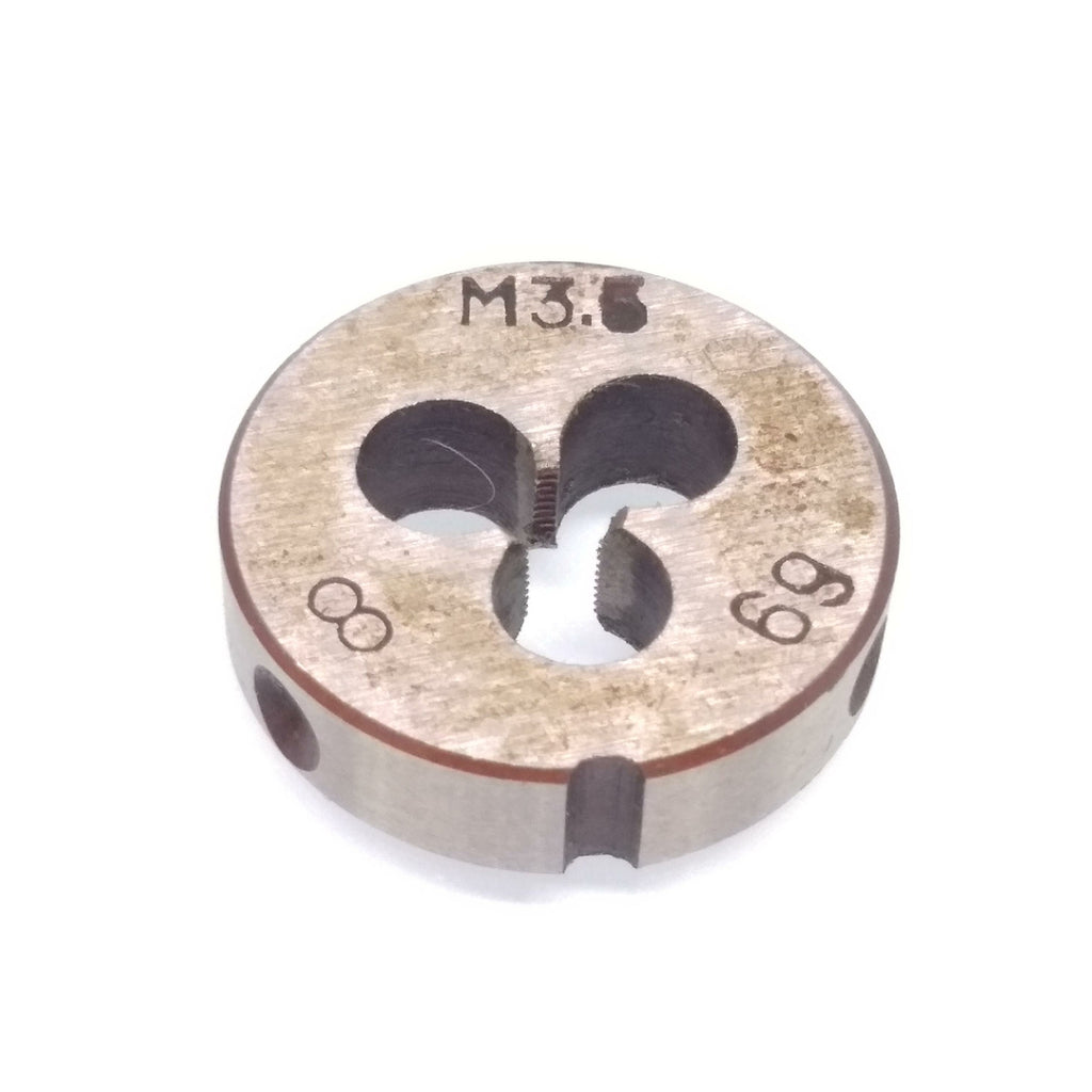US Stock HSS 3.5mm x 0.35 Metric Die Right Hand Thread M3.5 x 0.35mm Pitch